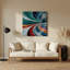 Art mural gris en bande de spectre-1090157940