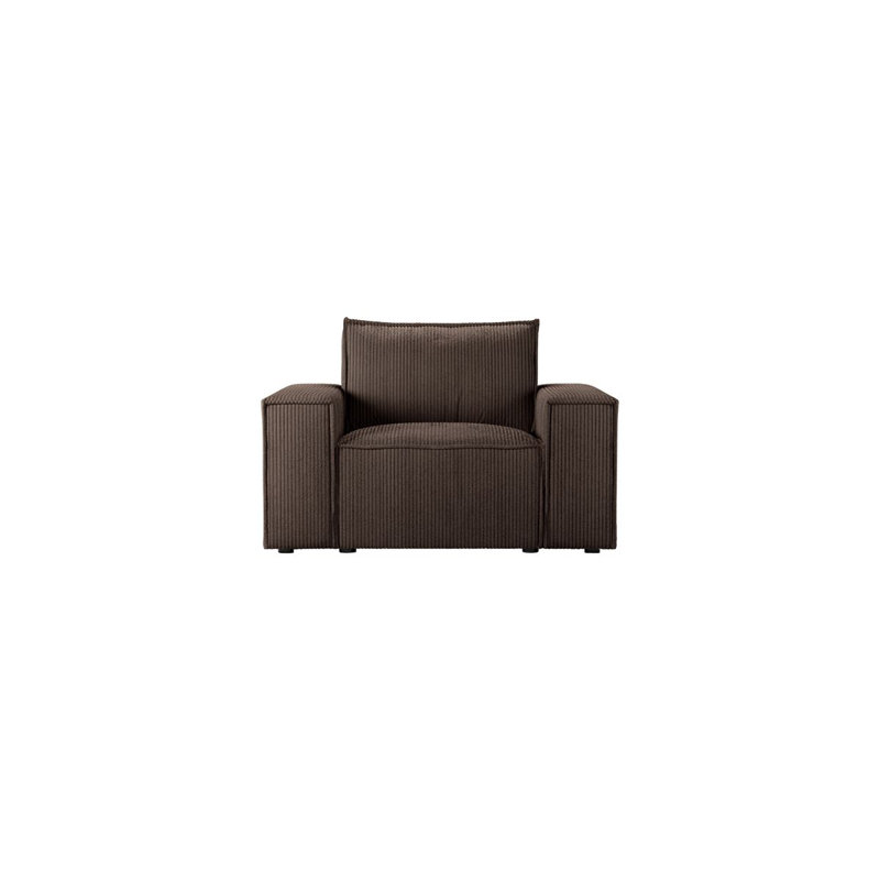 Upholstered Armchair, Brown