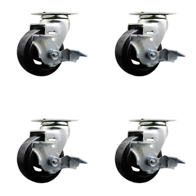 Rubber on Cast Iron Caster