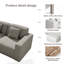 Ensemble de 2 fauteuils de jardin modernes Phu, configuration avec accoudoirs gauche et droit, tissu résistant aux intempéries et aux UV, aucun assemblage requis-726463059