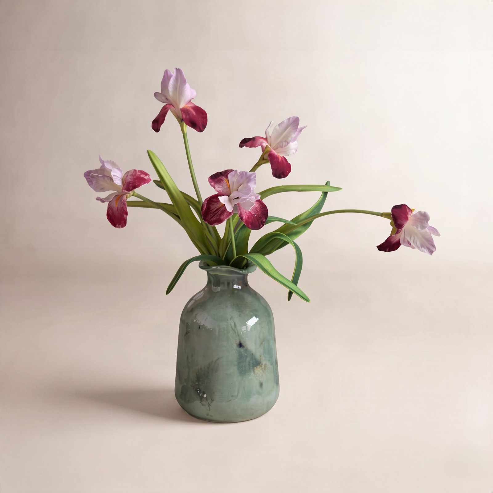 Lazaro Iris Floral Stems, Purple