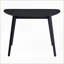 Tables de salle à manger | Mesa de Comedor, table de salle à manger moderne en bois noir pour petits espaces cuisine café | Noir
