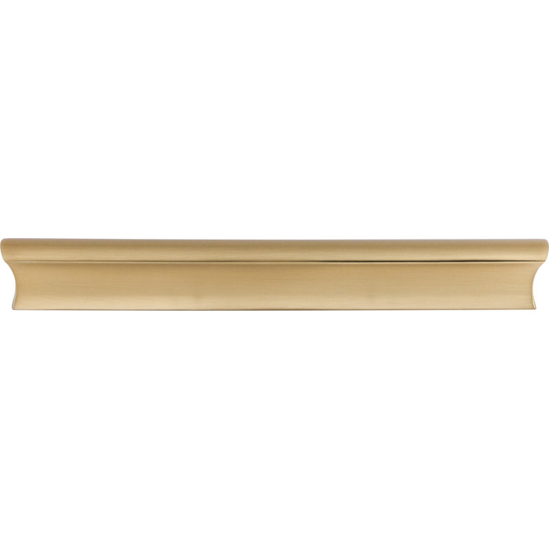 Glacier Finger pull, Honey Bronze, 6" Center to Center