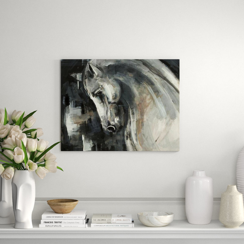 Virtue Painting by Elena Carlie, 40" H x 51" W x 1.5" D, Glass Coat