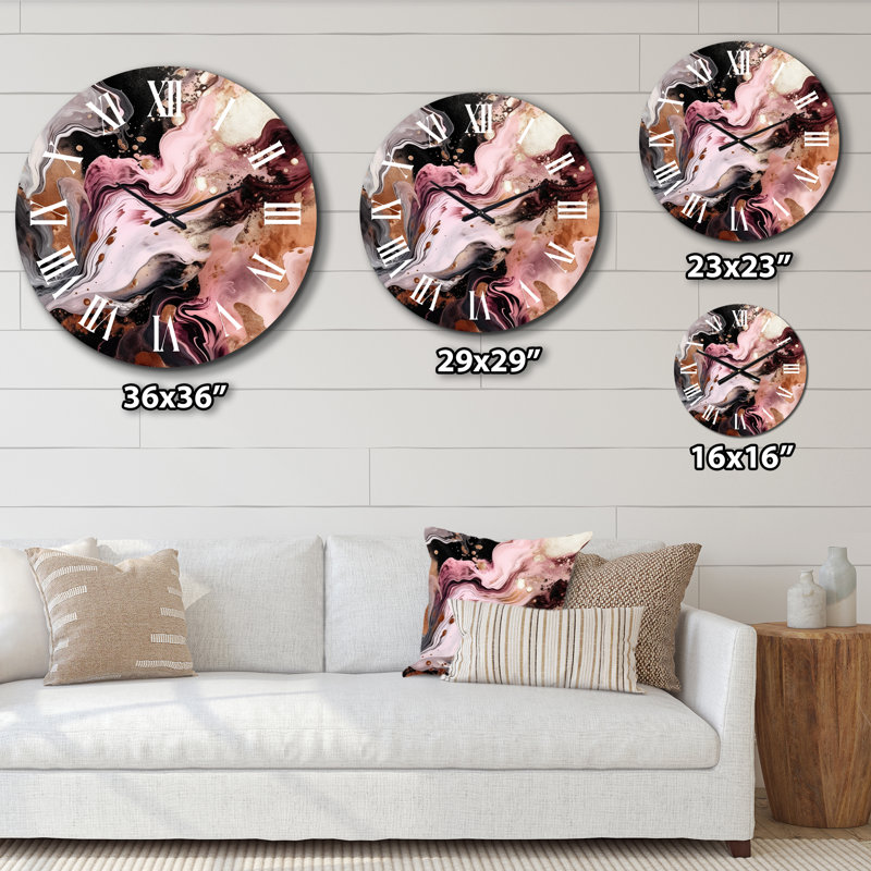 Metal Wall Clock, Extra Large