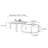 Minimalist design high-end coffee table