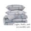 Ensemble de courtepointe en microfibre à carreaux Vilano-740457308-740556314