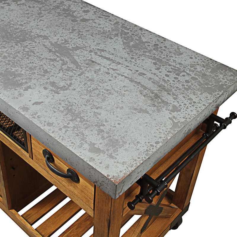 Kailey Wood Kitchen Cart
