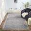 Tapis d'intérieur traditionnel à bordure Jolene, gris / ivoire-167287237