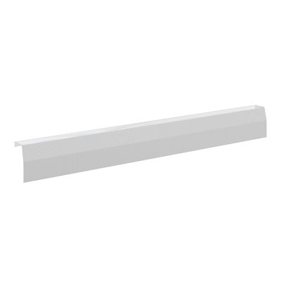 Baseboarders Premium Galvanized Steel Easy Slip-On Baseboard Heater Cover ONLY - White | ENDCAPS SOLD SEPARATELY