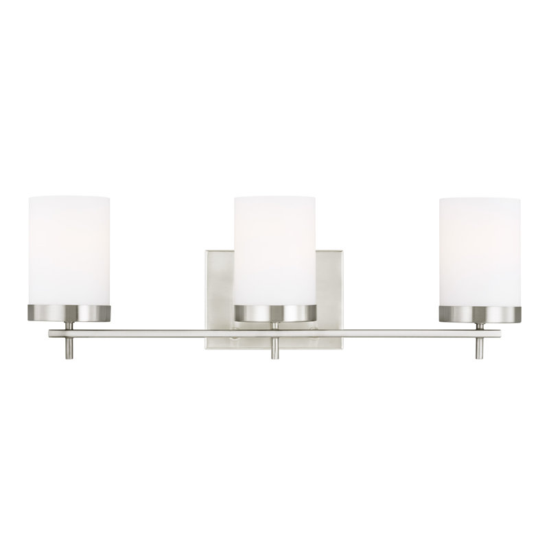 Dimmable Vanity Light, Brushed Nickel, Yes, 3
