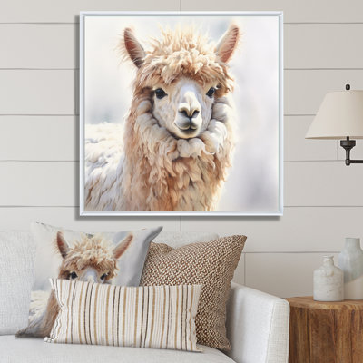«Graceful Alpaca II», reproduction sur toile
