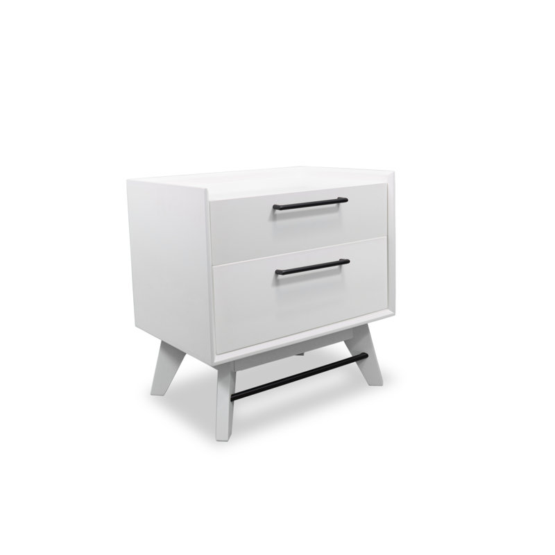 24'' W Nightstand, White