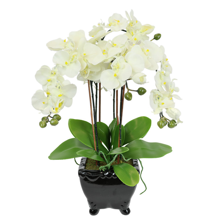 Kunstpflanze Orchidee im Topf