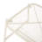 Kincaid Outdoor 3-Piece Conversation Set With IRON Frame - 2 Mesh Chairs & 1 Side Table, Matter White-1294295018