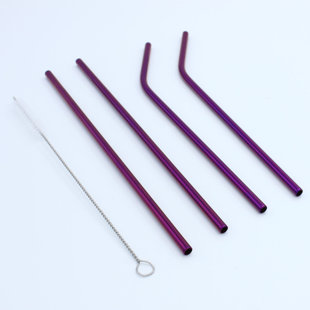Ensemble de 15 pailles en acier inoxydable Elyon