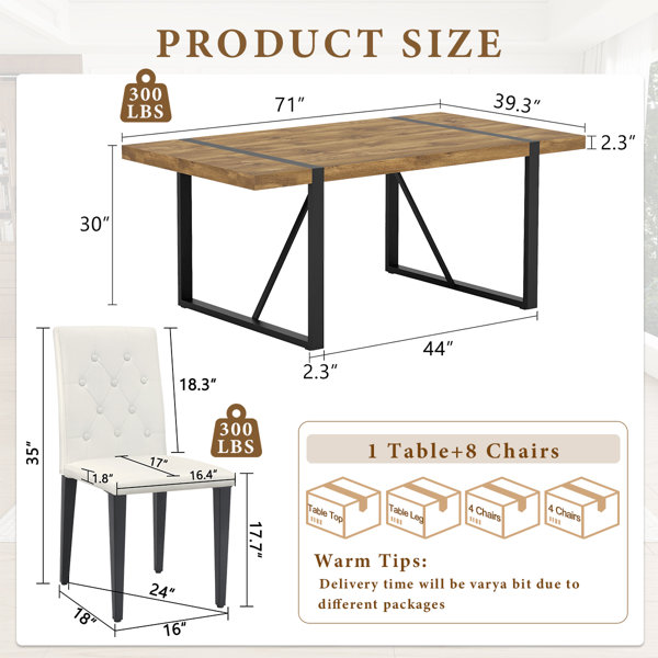 Dimensions du produit