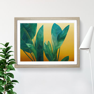 Cosmopolitan Tropical Leaves - Framed Print
