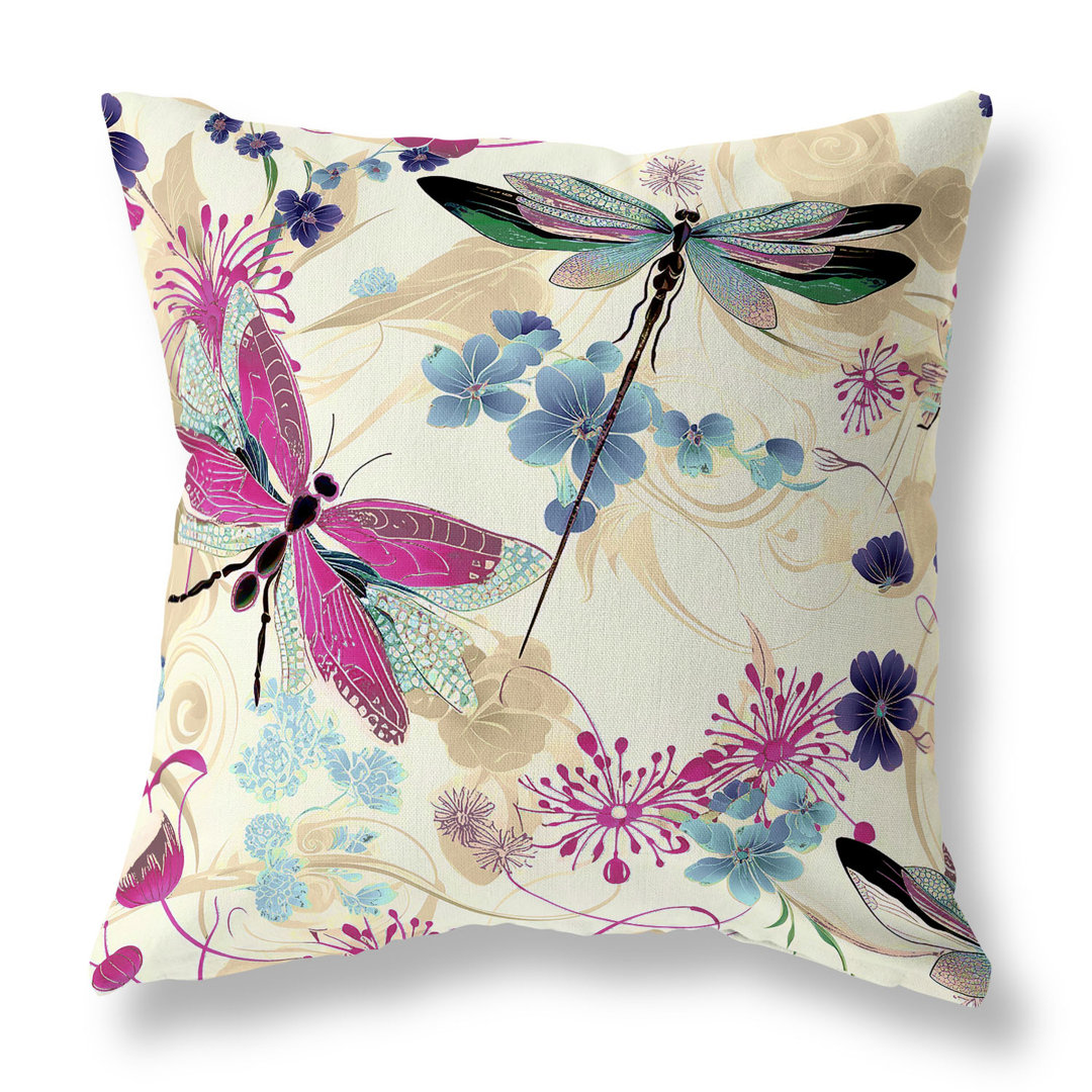 Wings In Motion Indoor/Outdoor Square Cushion mit Füllung