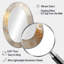 Minimalisme beige et or - Grand miroir mural ovale sur métal-1604250194