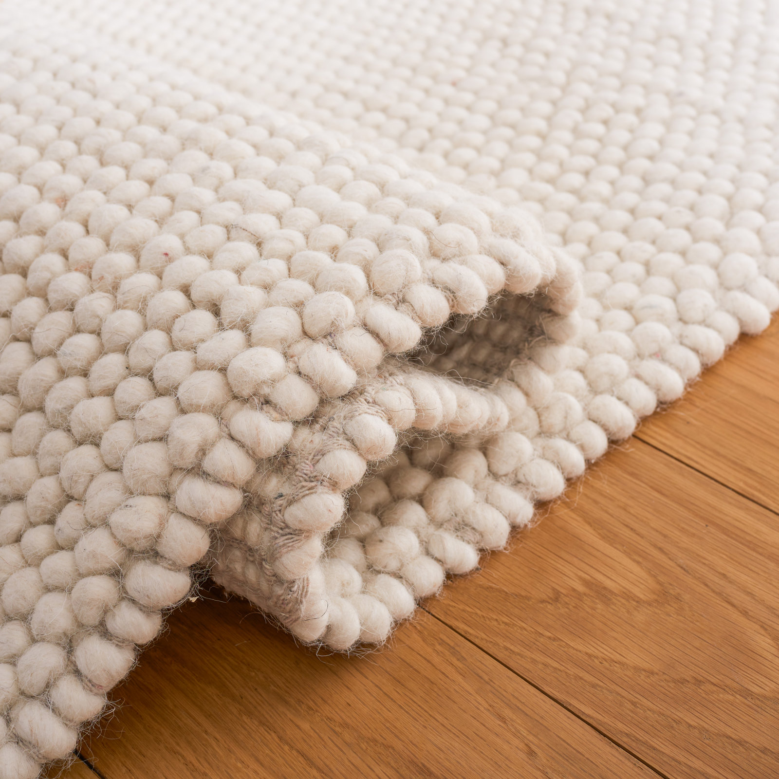 Sitte Ivory Hand-Woven Rug, Rectangle 12' x 18'