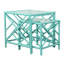 Chippendale Glass Nesting End Table-27290367