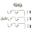 Tringle à rideaux double réglable 1 "Cousar-106440187-106440177