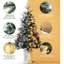 Arbre de Noël enneigé 3 pi avec 78 lumières à DEL 8 modes, base blanche pour l'intérieur et l'extérieur