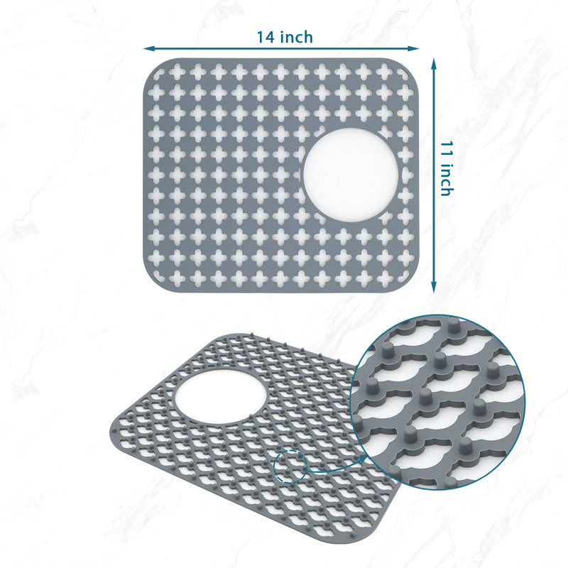Grille d'évier 14 po x 11 po