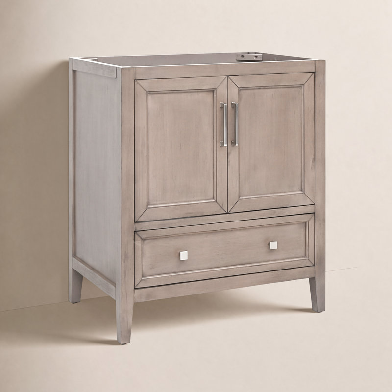 Ensemble de meuble-lavabo simple 30 po Murrieta, Chêne gris