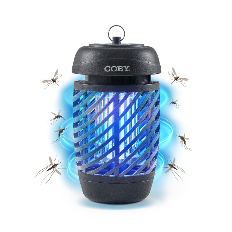 CBZ Series Coby Bug Zapper for Outdoor & Indoor, 10W, Covers 800 Sq. Feet, Non-Toxic, Chemical-Free, Black