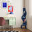 Corner Bookshelf, 5 Tier Modern Wall Shelf Bookcase Small Storage Rack Stylish Accent Wavy For Small Space, Plant Stand, Orange-634599739-607043443