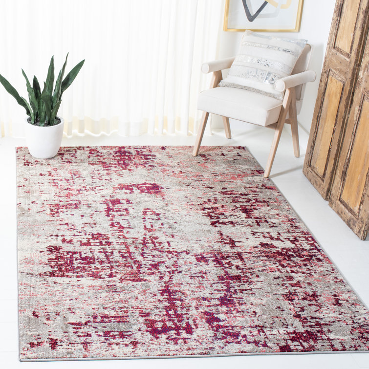 Safavieh Madison Performance Abstract Rug & Reviews | Wayfair