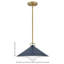 Luminaire suspendu conique à 1 lumière Zoë-1140681377