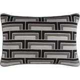 Appliqued Linen Throw Pillow