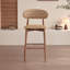 Chaise basse en noyer (lot de 4)-322037080-322037092
