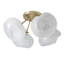Ume Frosted Glass 4-Light Semi Flush Mount-66074677