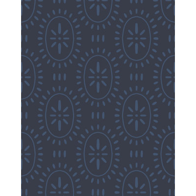 Sun Motif Pattern Wallpaper