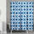 Bleu sarcelle / blanc