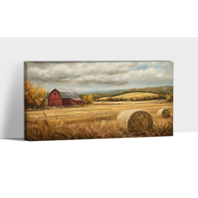 Automne, décorations murales d'automne, reproduction d'art sur toile, paysage d'automne rustique, impression d'art sur toile, 20 po x 40 po