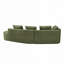 Canapé modulaire courbé de 116 po-836860596