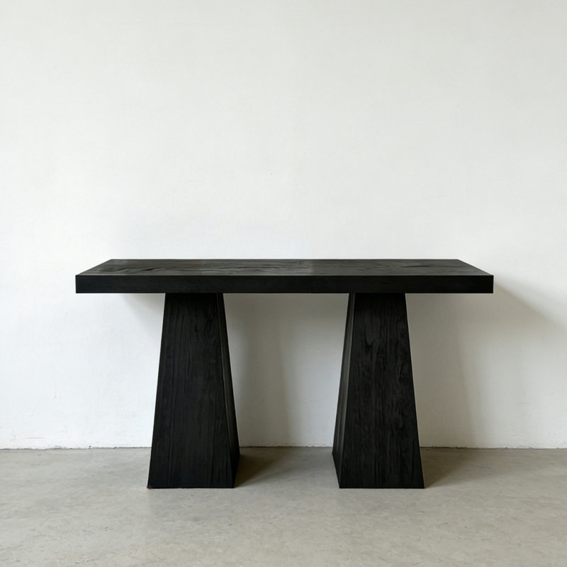 Console Retro Minimalist, H 31,5 po x l 55,12 po x P 15,75 po