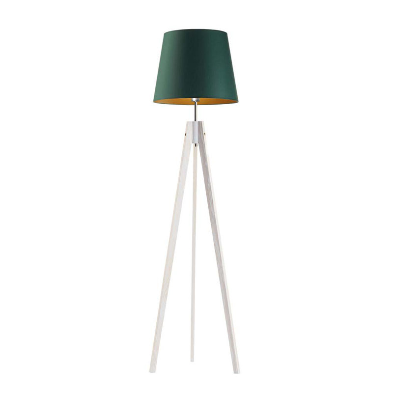 Bert 149cm Tripod Floor Lamp, White, Green