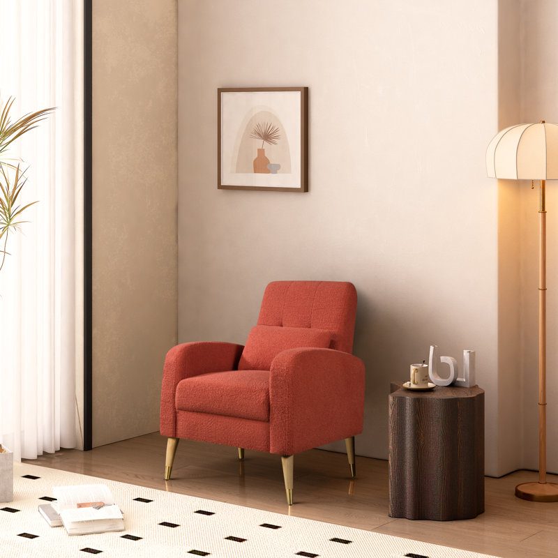 Fauteuil convertible 30,31 po Mapoles, Rouge