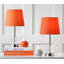 Ensemble de lampe de table transparent / verre / métal de 16 po Herendeen-30601904
