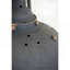 Lampe suspendue D10,4 x 11,4 po, métal
