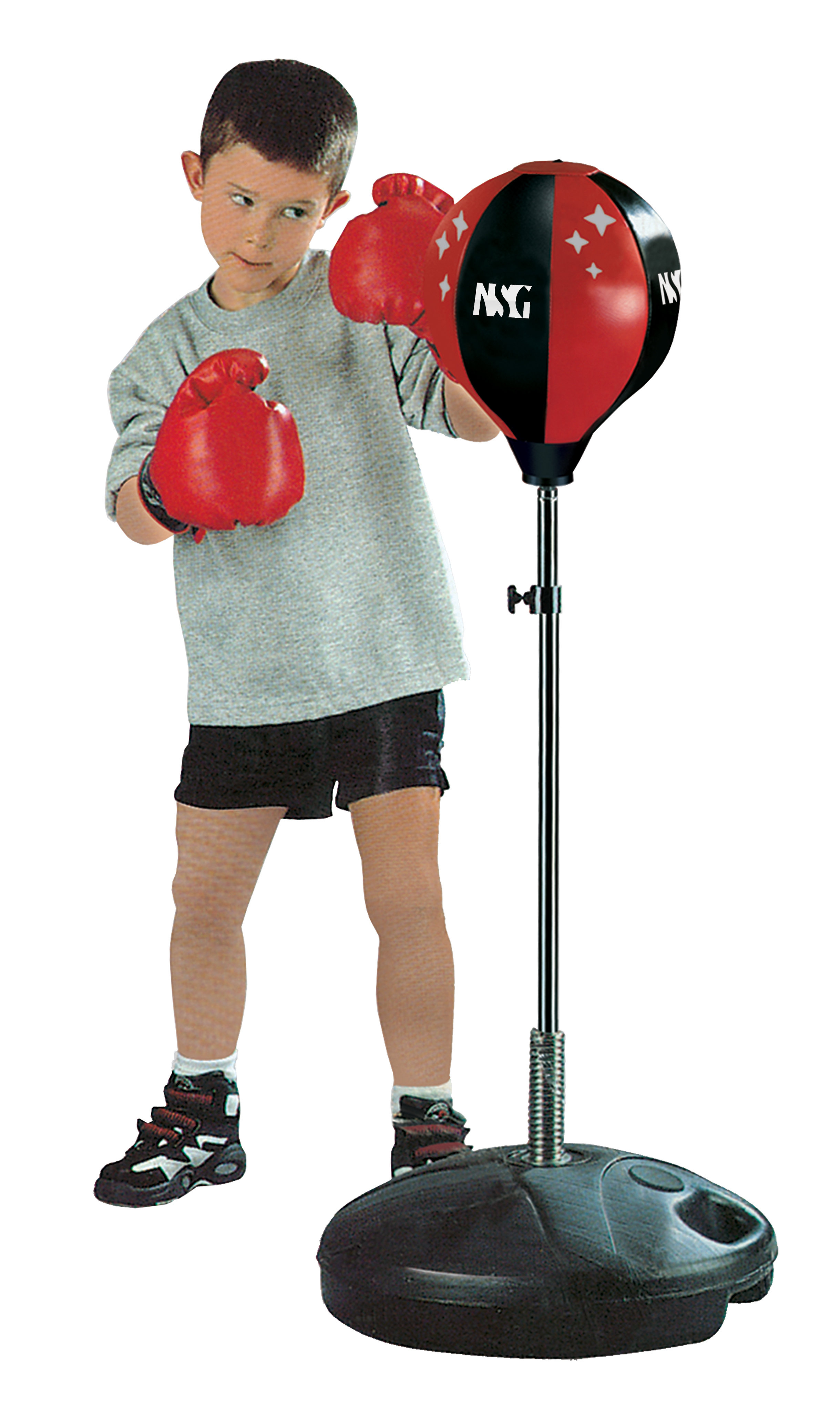 Black Series Inflatable Giant Boxing Glove Set