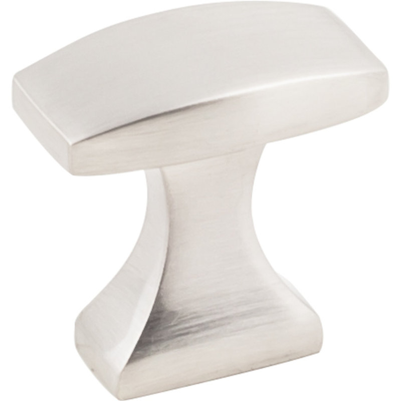 1 1/8" Length Bar Knob, Satin Nickel