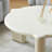 Cream style simple solid wood coffee table
