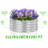 Romeshia Galvanized Metal Outdoor Barrel Planter